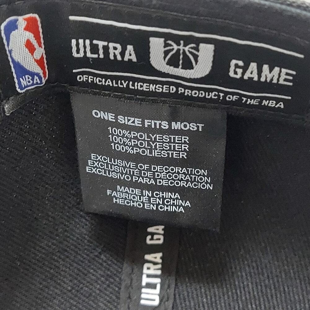 Chicago Bulls Ultra Game NBA Black/Red Snapback Hat Bulls Logo - Picture 7 of 7
